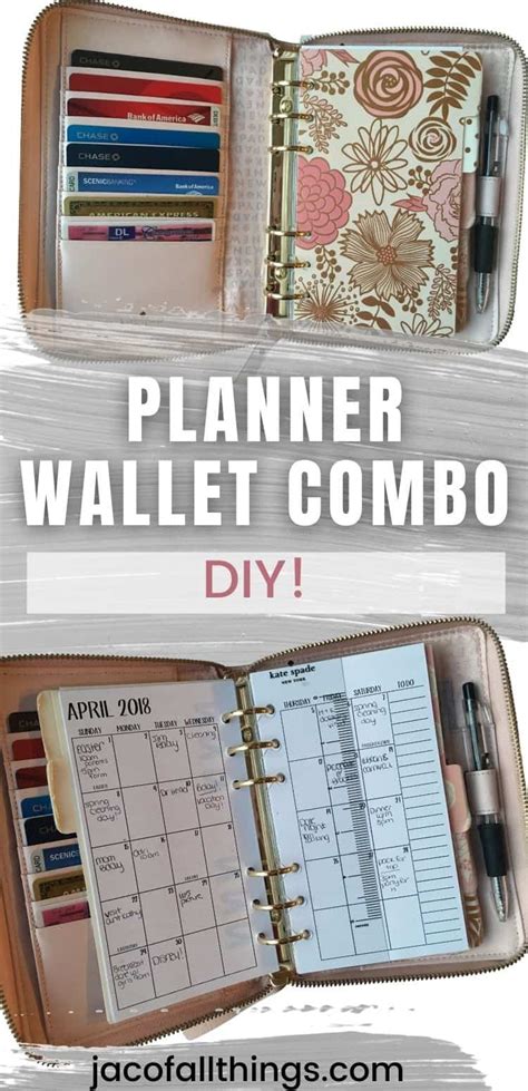 day planner wallet combo.